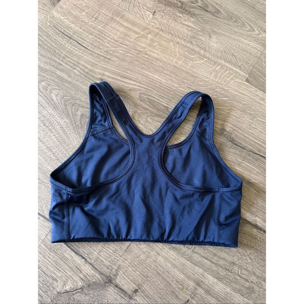 Nike Sports Bra Womens Size Large Workout Activewear Black Dri-Fit - Picture 2 of 3